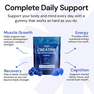 4500mg Creatine Monohydrate Gummies Adult Healthcare Supplements Promote Muscle Growth Energy Management Immune Support OEM - Product Image 5