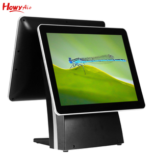 <strong>Dual</strong> Screen 15 Inch Touch Screen POS <strong>Monitor</strong> Win 10 All in One PC POS Terminal - Product Image 2