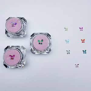 MOQ 1 scatola ornamenti dentali di <span class=keywords><strong>cristallo</strong></span> di colore dente di farfalla denti decorativi <span class=keywords><strong>diamante</strong></span> - Product Image 4