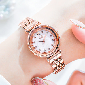 New Women <b>Watch</b> Korean Style Fashion Versatile Casual Waterproof Quartz Stainless Steel Band Ladies Wristwatch - Product Image 3