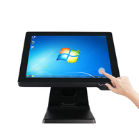 Sistema POS Inteligente para Restaurantes con Pantalla Táctil de 15.1 Pulgadas, Windows 10, Certificación CE/FCC, CPU de Doble Núcleo