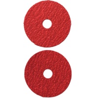 Disque de ponçage en fibre céramique de haute qualité, dureté moyenne, 125 mm (5 pouces), pour métal
