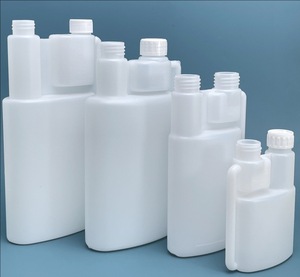 มีสินค้าในสต็อก ขวดพลาสติก HDPE คอกลมคู่ ขนาด 250 มล. <span class=keywords><strong>500</strong></span> มล. 1000 มล. ขวดแบ่งปริมาณแบบคู่ ขวดเบตติกซ์แบบสองช่อง ขนาด 16 ออนซ์ พร้อมเครื่องชั่ง - Product Image 3
