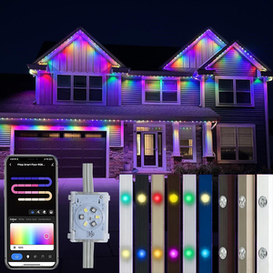 DC 48V Smart Wifi <b>Controller</b> Outdoor Eaves Christmas Light 200ft 500ft IP68 Waterproof Aluminum Track Led Point Light Source - Product Image 1