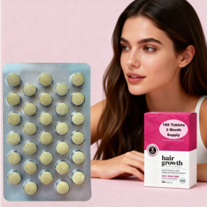 60 Tabletas de Suplemento <span class=keywords><strong>para</strong></span> el Crecimiento del Cabello <span class=keywords><strong>para</strong></span> Mujeres con Complejo de Colágeno <span class=keywords><strong>para</strong></span> un Cabello Más Fuerte y Grueso, No Apto <span class=keywords><strong>para</strong></span> Mujeres <span class=keywords><strong>Embarazadas</strong></span> - Product Image 3