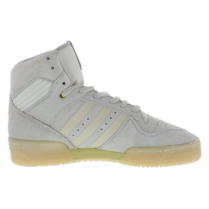 Adidas Rivalry Hi <b>Mens</b> <b>Shoes</b> Color: Off <b>White</b>/Cream <b>White</b>/Easy Yellow 100% Authentic - Product Image 3