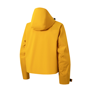 Veste softshell courte sans couture pour <span class=keywords><strong>femme</strong></span>, entièrement thermosoudée, résistante à l'eau et coupe-vent, idéale pour la <span class=keywords><strong>randonnée</strong></span> et les trajets quotidiens - Product Image 4