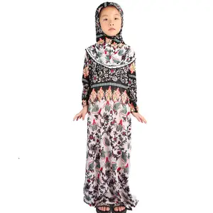 Muslimische Robe Mädchen Kleidung Gebet Outfits Nahost Islamisches Kind Gebet Robe Mädchen Gebet Mädchen Abaya muslimische Kleidung Kinder