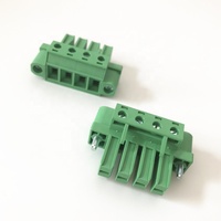 Bloques de terminales enchufables paso de 7,62mm 30A 300V 5EDGKM-7.62 con orejas de brida Phoenix PC 4/ 4-STF-7,62 conector 2/3/4/5/6 PIN