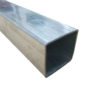 ASTM A106 A36 A53 BS Shs أنابيب فولاذ مجلفنة مربعة هيكلية مستطيلة أنابيب فولاذ مجلفنة GI