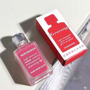 HERORANGE Rouge à lèvres hydratant effet miroir, couleur longue durée, effet miroir, texture non <span class=keywords><strong>grasse</strong></span>, pigment liquide pour les lèvres - Product Image 6