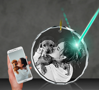 Imprimante de portraits en cristal 3D à haute efficacité, machine de gravure laser sur verre 3D, vente directe du fabricant, assurance qualité