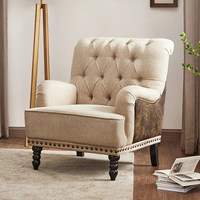 Fauteuil de salle à manger en velours confortable et personnalisé 2025 pour salon, salle de sport, centre commercial, hôtel, villa, hôpital, école - Canapé sectionnel une place