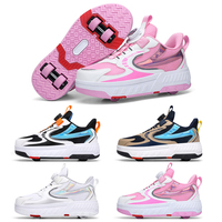 Chaussures de sport décontractées avec roues intégrées, légères, pour le patinage, chaussures de sport pour enfants, chaussures à roulettes