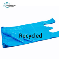 Sacs en plastique biodégradables pour t-shirts, sacs de courses en HDPE/LDPE personnalisés, sacs écologiques en bioplastique