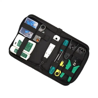 Kit d'outils de réparation de réseau de passage d'alimentation professionnel RJ45 RJ11 RJ12 testeur de câble LAN réseau RJ45 pince à sertir outil