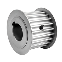 Pulley Timing Presisi Tinggi Kustom Aluminium HTD 3M 15 Gigi dengan Lebar Hub dan Alur Kunci yang Dapat Disesuaikan untuk Sistem Penggerak Mesin Otomatis
