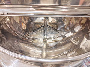 Thép không gỉ thẳng đứng 100L hơi nước hoặc điện sưởi ấm vỏ bọc nấu ăn nồi với mixer - Product Image 6