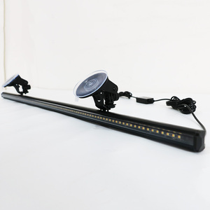 84cm 33 "uốn cong tự động hổ phách <span class=keywords><strong>LED</strong></span> nhấp nháy thanh ánh sáng khẩn cấp nhấp nháy 12V 24V Xe kính chắn gió kiểu dáng cảnh báo mô hình sạc - Product Image 5