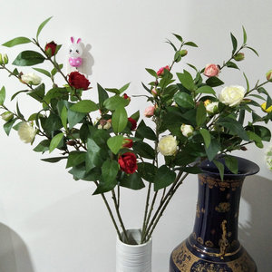 New Arrival lụa duy nhất Nhân Tạo Hoa trà cho trang trí nội thất bình - Product Image 3