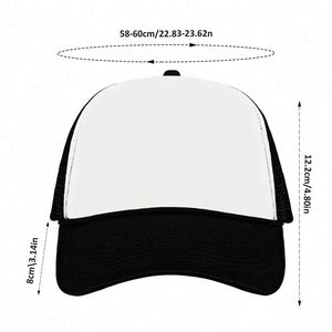 หมวกแก๊ปตาข่าย 5 ชิ้น แบบทรัคเกอร์ พิมพ์ลายซับลิเมชั่น ปักลาย 3 มิติ คุณภาพสูง ผลิตตามสั่ง โพลีเอสเตอร์ 100% สำหรับทุกเพศ มีให้เลือก 29 สี แบบเบสบอล - Product Image 2