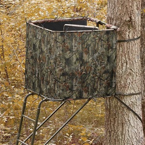 Camouflage Hunting <b>Tree</b> <b>Stand</b> Cover Lightweight Polyester Outdoor Use Obstruction Universal - Product Image 2