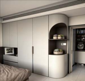 Armario Portátil Personalizado BALOM con Cubierta Antipolvo, Base Reforzada y Múltiples Barras para Colgar, Mueble de Cocina para Dormitorio - Product Image 2