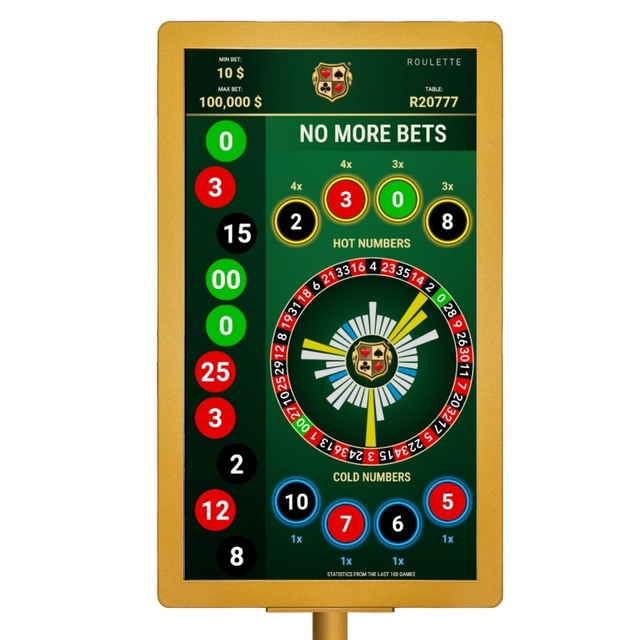 Roulette V2 American Style Roulette 0 00 Casino Game Computer Software System for Sale