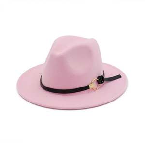 X3038 Sombrero Fedora Unisex de Lana, Sombreros Fedora de Fieltro para Hombre y Mujer, Gorras de Jazz de Lana - Product Image 5