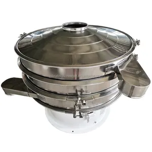 round Vibratory Sieve Screening Machine for instant coffee ground coffee cocoa powder chocolate paste soy sauce