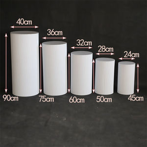 Yeni tasarım 5 parça için popüler kek masa seti tatlı masa silindirik masa düğün parti - Product Image 6