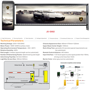Sistema di Sicurezza con Barriera a Braccio Wireless Personalizzabile Mingxu con Telecomando per Uso Interno ed Esterno - Product Image 2