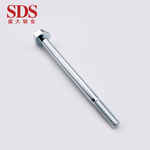 Sds Hex Flange Bolt Zinc Plated Custom Made With Washers For Industrial Use - Product Image 1