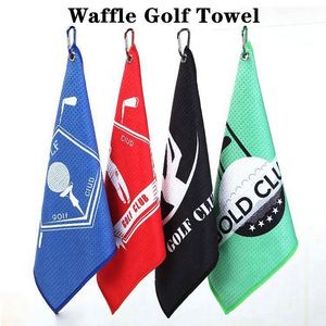 Toalla de Golf Personalizada con Logotipo, de Microfibra, con Diseño de Waffle, Impresión por Sublimación, Bordado, de Algodón, con Gancho - Product Image 4