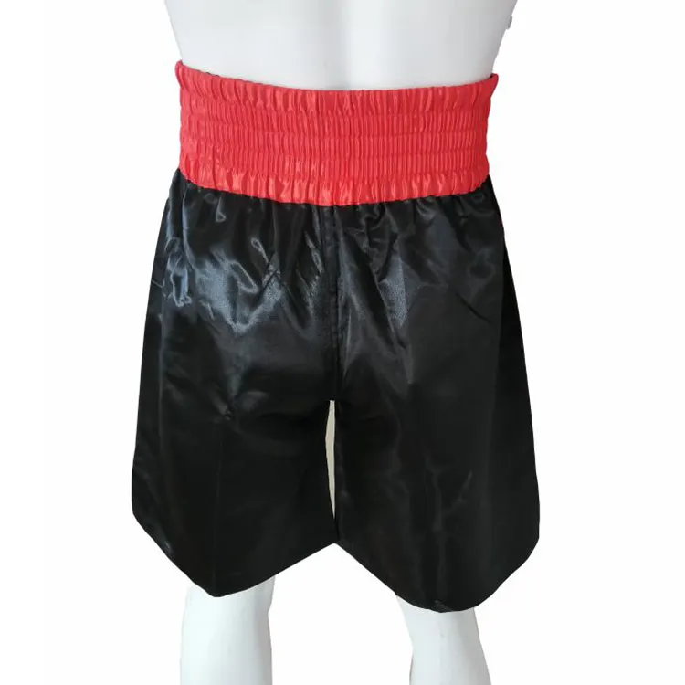 High Quality Muay Thai Kickboxing Shorts Sports Wear OEM Men's 100% Polyester Boxing Cloths Custom Printed Logo Boxing Shorts