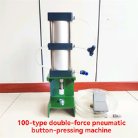 Máquina neumática para el procesamiento de ojales en lonas magnéticas, lona impermeable y redes de sombreado