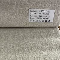 Tissu en velours polyester tricoté de luxe, imprimé, imperméable et résistant aux taches, 340 GSM, production chinoise, pour canapé