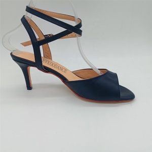Chaussures de <span class=keywords><strong>danse</strong></span> <span class=keywords><strong>latine</strong></span> pour femmes Talon de 10cm Nubuck Salsa Tango Noir Paillettes Tailles US 4-12 - Product Image 4