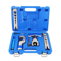 Extenseur de tuyau excentrique à double usage manuel et électrique 1/4-3/4 pouces avec boîtier de coupe et de soufflage personnalisable