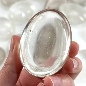 Cuarzo Blanco Natural Transparente para Yoga y Piedras de Palma, Estilo Feng Shui, Terapia de Calor y Especímenes Minerales - Product Image 3