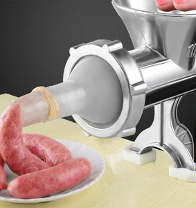 <span class=keywords><strong>Hachoir</strong></span> à <span class=keywords><strong>viande</strong></span> manuel et poussoir à saucisses <span class=keywords><strong>pour</strong></span> la cuisine – Idéal <span class=keywords><strong>pour</strong></span> la préparation de saucisses et de boulettes - Product Image 5