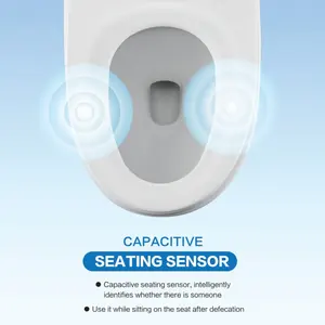 HLLI 2024 Elegant Bathroom Smart Intelligent Automatic Toilet Smart Toilet
