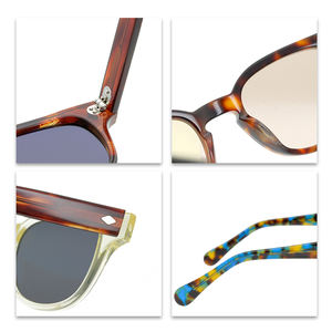 Gafas de sol de gran tamaño para mujer, <span class=keywords><strong>lentes</strong></span> marrones de nailon, a la moda - Product Image 5