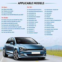 8 pouces 2Din GPS Navigation autoradio sans fil Carplay Android pour Volkswagen Golf Polo Passat B6 B7 CC Skoda DSP RGB Fonction 1