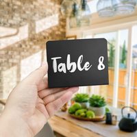 Petit tableau noir en forme de L Signes et étiquettes alimentaires Étiquettes de buffet Mariages Fêtes d'anniversaire