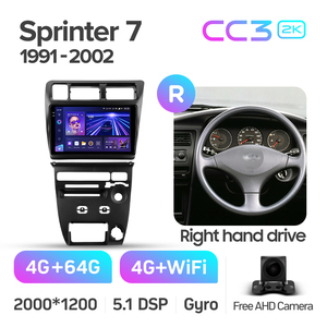 Reproductor de DVD para Auto TEYES CC3 2K de Alta Definición para Toyota <span class=keywords><strong>Sprinter</strong></span> 7 1991-2002, Reproductor de DVD Android de 9 Pulgadas para Actualizar el Modelo Antiguo - Product Image 3