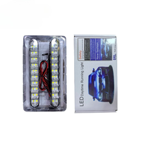 Feux de jour à 20 LED pour voiture, éclairage diurne automobile, kit de conversion DRL