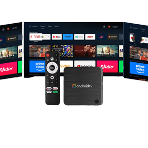 Lecteur multimédia en streaming 4K <span class=keywords><strong>HD</strong></span> Android 14 Quad Core Amlogic S905L, boîtier décodeur Smart TV, divertissement à domicile - Product Image 1