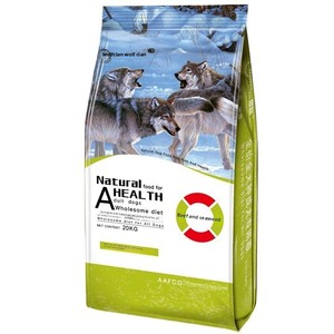 Croquettes sèches pour chiens au bœuf et aux algues marines 20 kg OEM Marque privée Alimentation pour animaux de compagnie de qualité supérieure pour chiens adultes de grande taille (Alaskan Golden Retriever) - Product Image 1