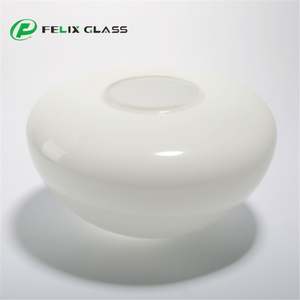 Cúpula de Vidrio Blanco Ópalo de Tamaño Personalizado, Pantalla para Lámpara LED que Protege la Vista, para Lámpara de Araña o Colgante - Product Image 1